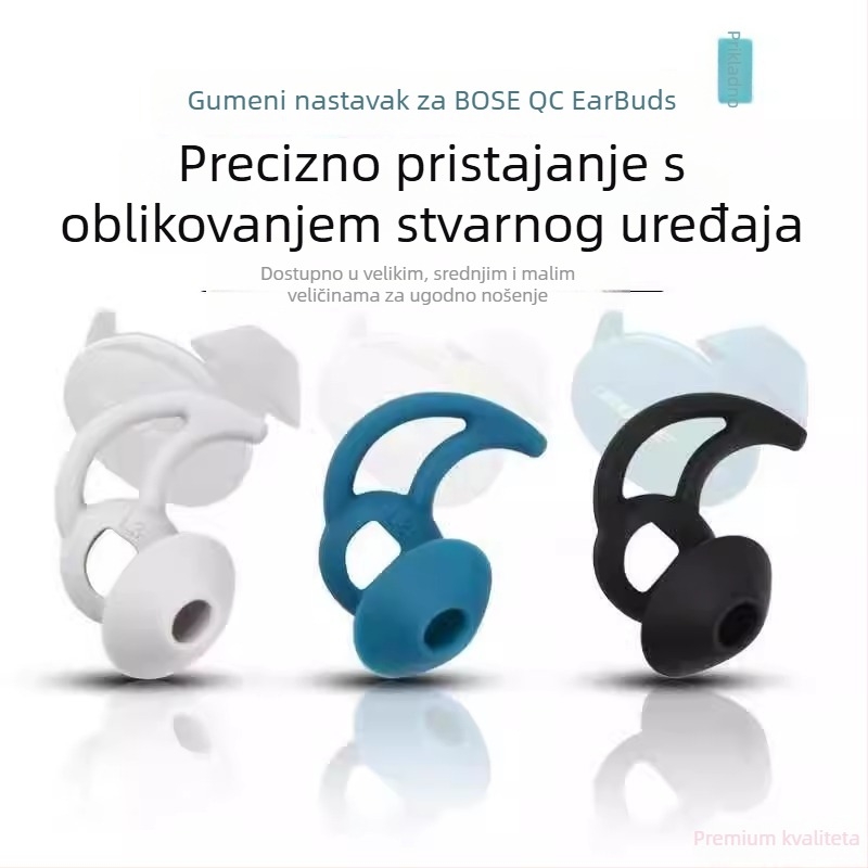 Steney silikonne navlake za Bose QC/Sport bežične slušalice, injekcijsko prešivanje, jednobojni stil