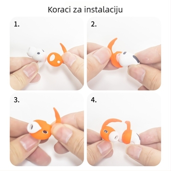 Ultra-tanke silikonske ušne kapice za Apple AirPods Pro3, proizvedene ubrizgavanjem