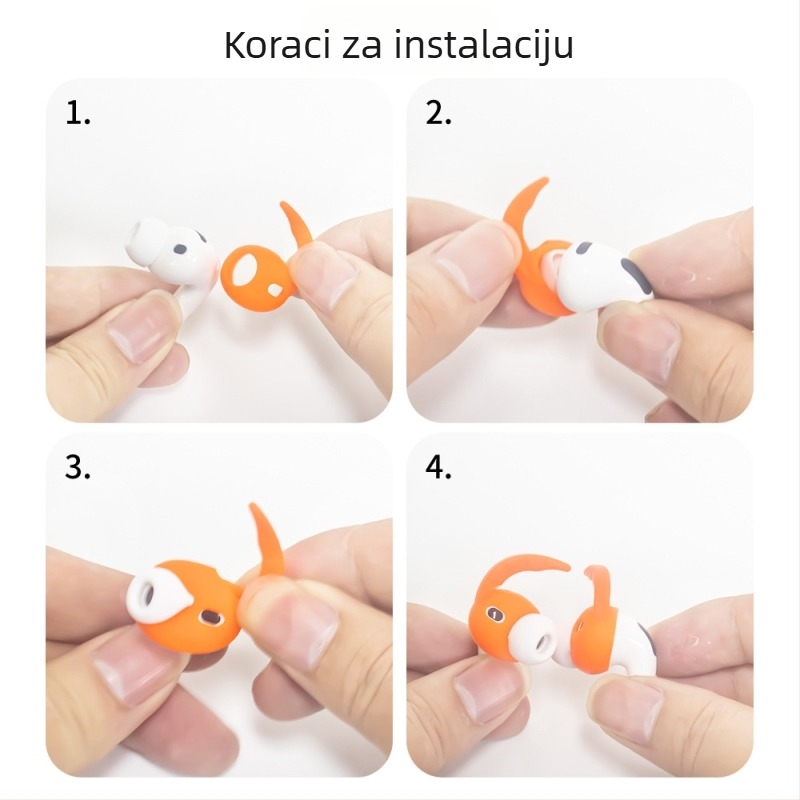 Ultra-tanke silikonske ušne kapice za Apple AirPods Pro3, proizvedene ubrizgavanjem