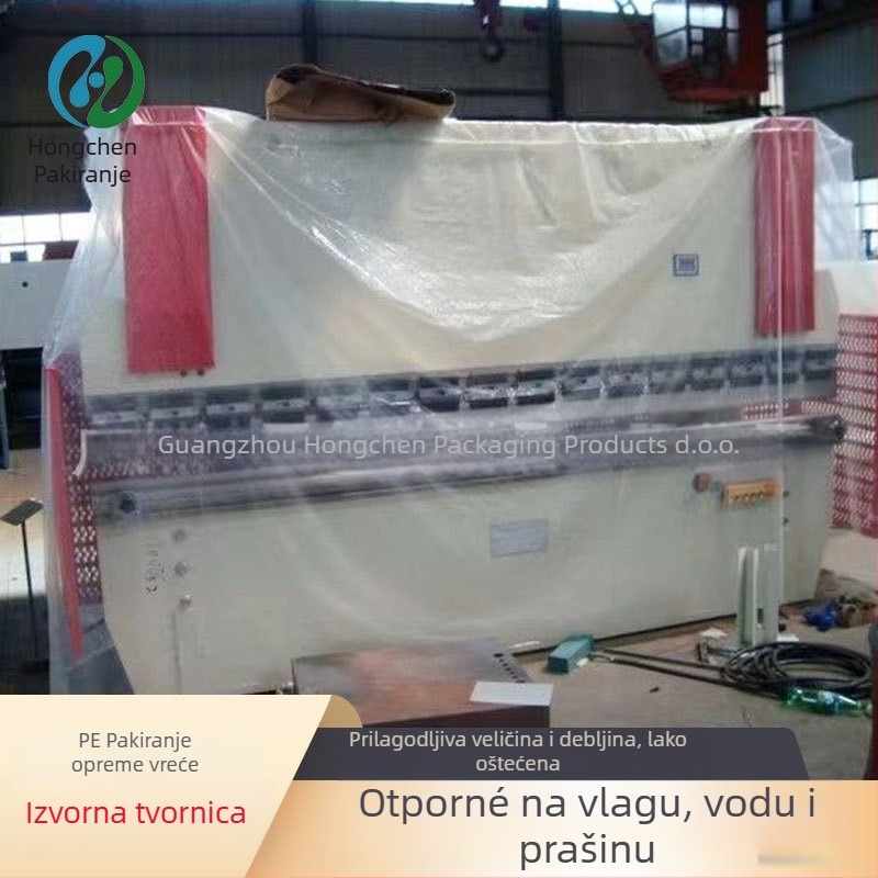 Vreća za prašinu za velike strojeve, plastična ambalažna vreća, vodootporna i otporna na vlagu; Bez logotipa; Materijal: plastika; Debljina: 3 sloja / 5 slojeva / 10 slojeva (po potrebi)