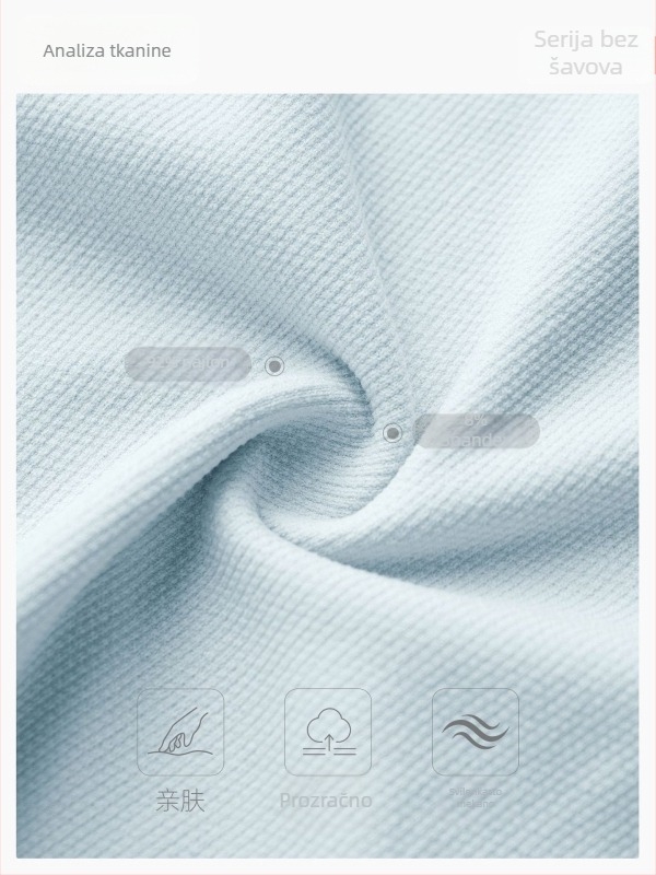 Ženski bezrukavni fitness top, prozračan i brzosušeći, 92% najlona / 8% spandex, uski kroj, dužina do bokova, bez umetka za prsni koš