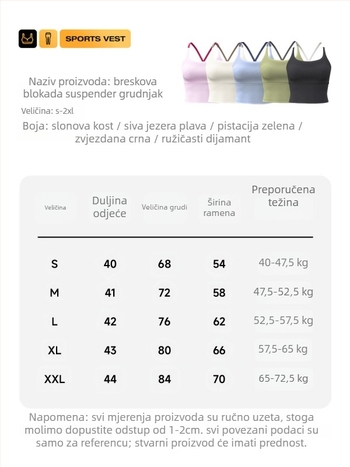 Bezšivni sportski grudnjak za jogu, visoka elastičnost, 3/4 košarica, srednji oblik košarice, fiksni dvostruki naramenice, brzo se suši i prozračan