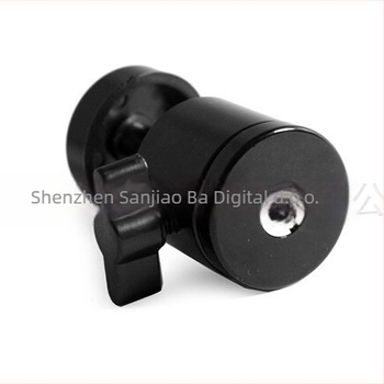 Mini sferni gimball za mobitel i malu kameru, 360° horizontalno i vertikalno okretanje, metalna konstrukcija, težina 90 g, montiranje na navoj