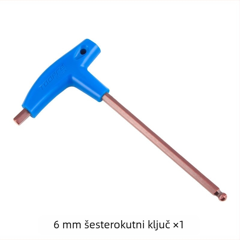 TOOPRE Biciklistički Allen ključ – T-oblikovani produženi plastični držač, dvostruka glava T25, S2 alatni set