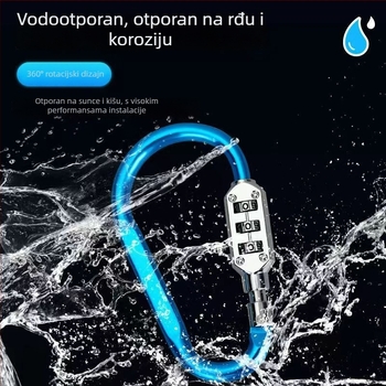 Kombinacijski zglob za električno vozilo – kuka za kacigu, zaključavanje prednje košare i prtljage, DXs legura, 88 g, za električna vozila i motocikle