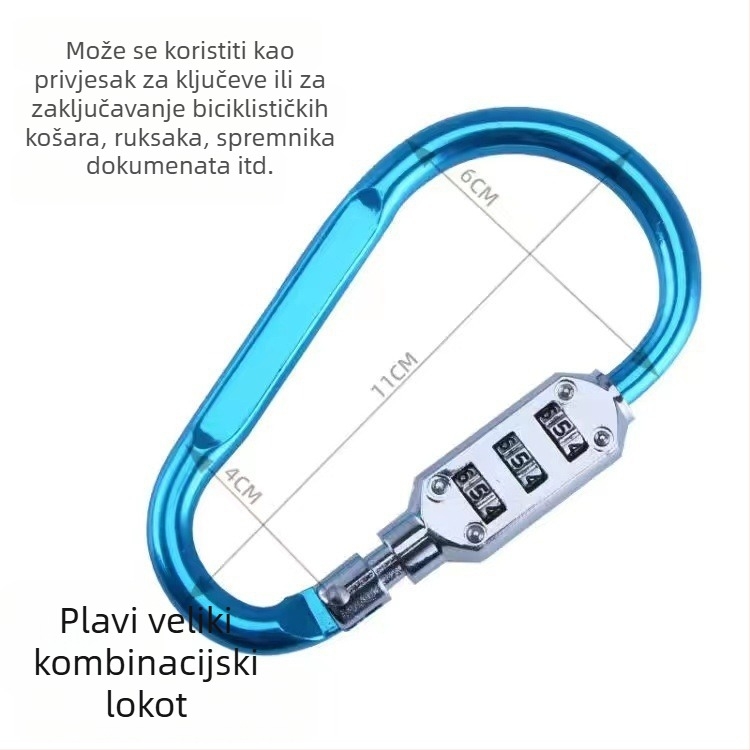 Kombinacijski zglob za električno vozilo – kuka za kacigu, zaključavanje prednje košare i prtljage, DXs legura, 88 g, za električna vozila i motocikle