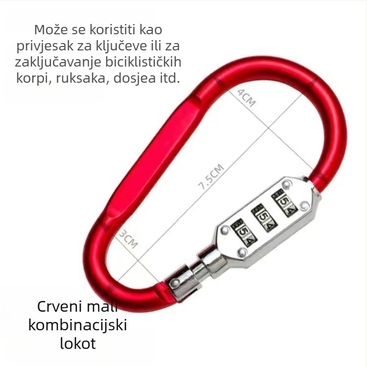 Kombinacijski zglob za električno vozilo – kuka za kacigu, zaključavanje prednje košare i prtljage, DXs legura, 88 g, za električna vozila i motocikle