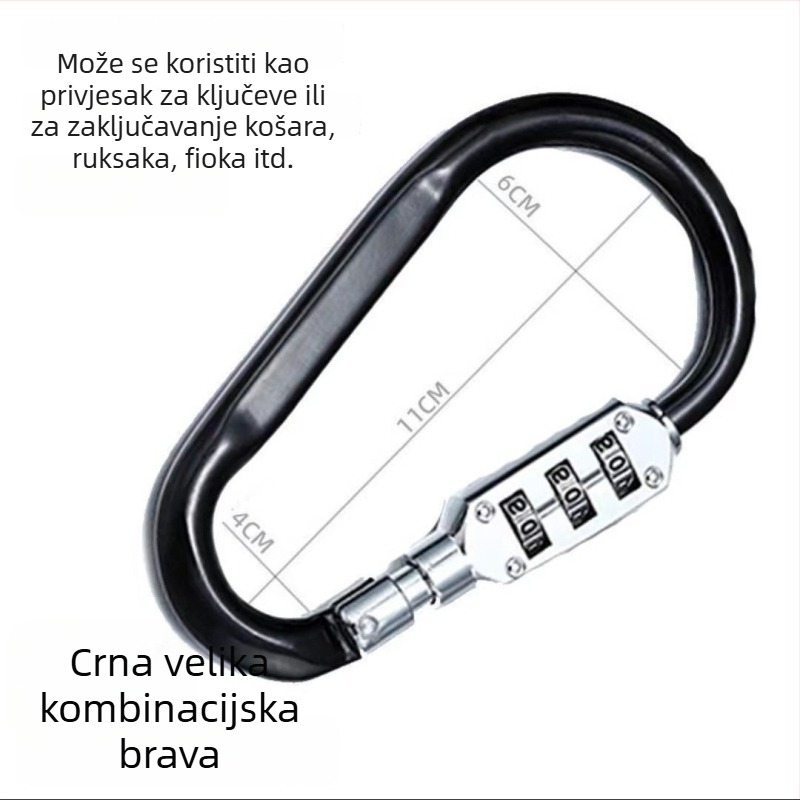 Kombinacijski zglob za električno vozilo – kuka za kacigu, zaključavanje prednje košare i prtljage, DXs legura, 88 g, za električna vozila i motocikle