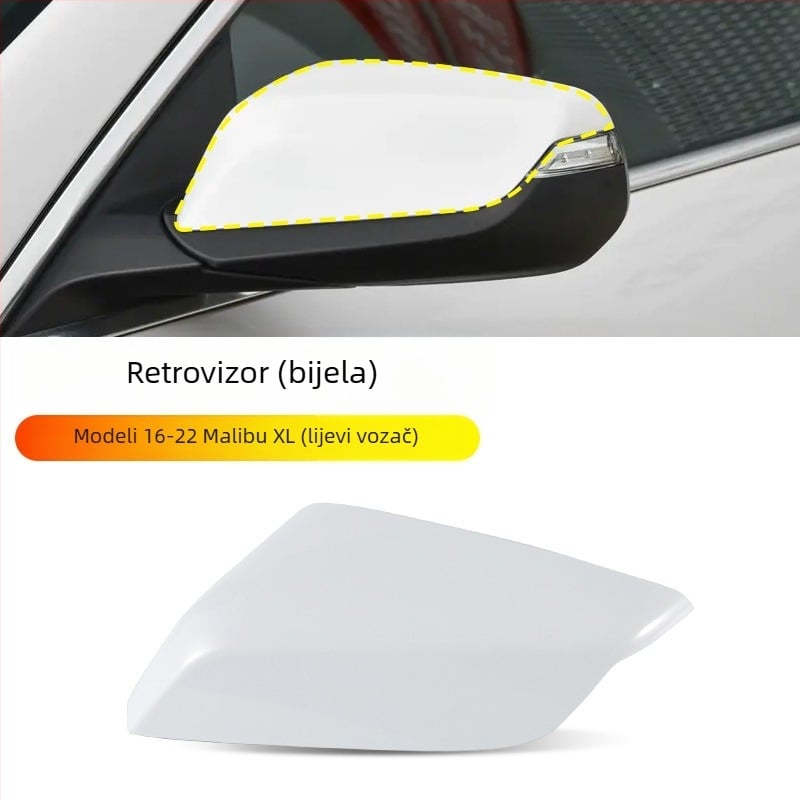 Obojano vanjsko kućište retrovizora za Chevrolet Malibu XL (2016-2022), kapica reflektora