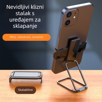 Stalak za telefon za stolno korištenje, legura, univerzalni (Tip: prstenasti nosač; Materijal: legura; Stil: universalni; Prilagodba: Nije podržana)