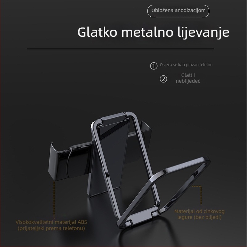 Stalak za telefon za stolno korištenje, legura, univerzalni (Tip: prstenasti nosač; Materijal: legura; Stil: universalni; Prilagodba: Nije podržana)
