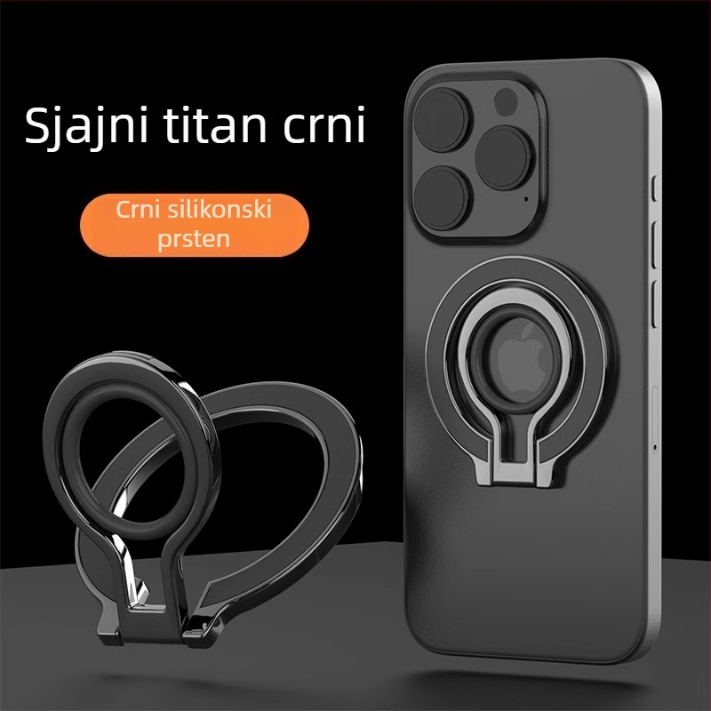 Magnetični držač telefona – cinkova legura, potpuno metalni stalak, jednostavan dizajn, podrška prilagodbi, ovlaštena privatna marka