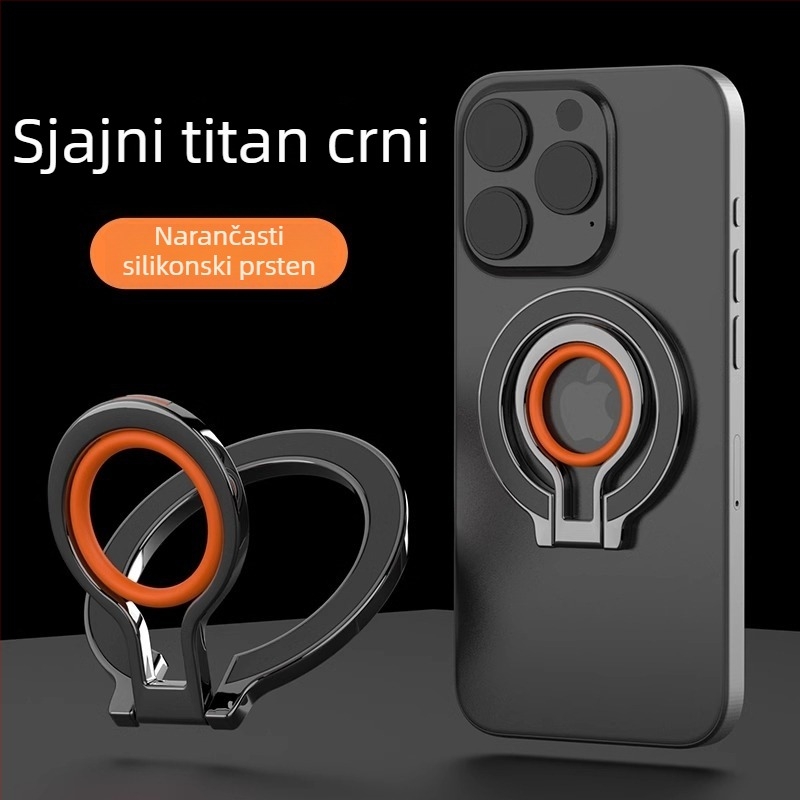 Magnetični držač telefona – cinkova legura, potpuno metalni stalak, jednostavan dizajn, podrška prilagodbi, ovlaštena privatna marka
