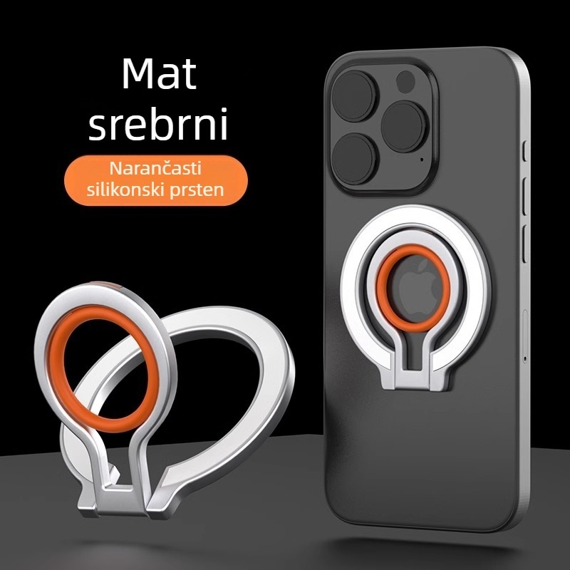 Magnetični držač telefona – cinkova legura, potpuno metalni stalak, jednostavan dizajn, podrška prilagodbi, ovlaštena privatna marka