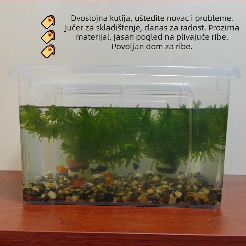 Plastična kutija za skladištenje s poklopcem za spavaću sobu, kapacitet 30–40 L, serija 78, garderobni organizator