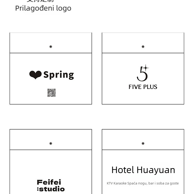 Netkani torbica za odjeću – unutarnja ambalaža za trgovinu odjećom sa logom i zaštitom od prašine (Šifra artikla: F99HMJ5595H8T5; Podrijetlo: Kina; Izvoz preko granice: Ne)