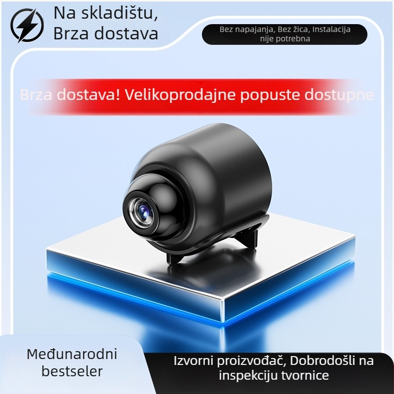 X5 IP kamera za unutarnje bežično nadzor, 480p, 0,1 lux, objektiv 1.44°, IR domet 8 m, detekcija pokreta