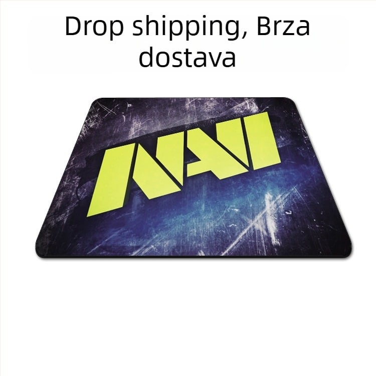 Gaming miš podloga s debelim rubom, jednostrana, tkanina, podrška zapešća, za CS:GO, LOL i FPS