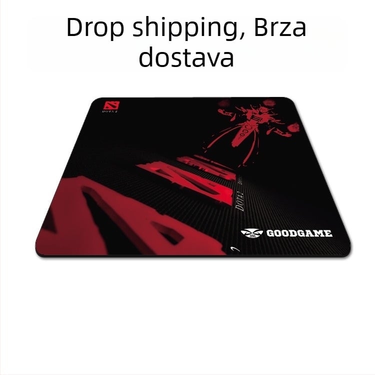 Gaming miš podloga s debelim rubom, jednostrana, tkanina, podrška zapešća, za CS:GO, LOL i FPS