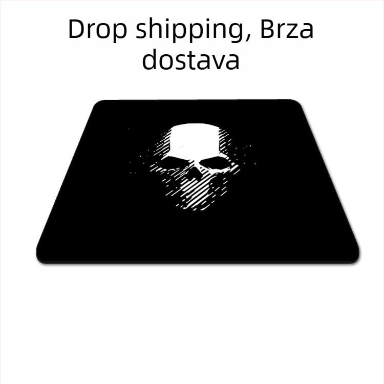 Gaming miš podloga s debelim rubom, jednostrana, tkanina, podrška zapešća, za CS:GO, LOL i FPS