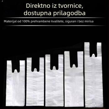 Jednokratna plastična vrećica za šalice mliječnog čaja i sojinog mlijeka — za jednu ili dvije šalice
