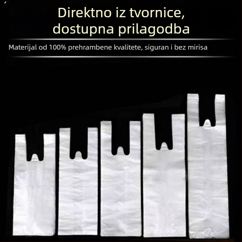 Jednokratna plastična vrećica za šalice mliječnog čaja i sojinog mlijeka — za jednu ili dvije šalice