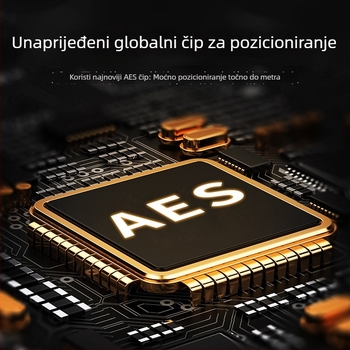 GPS tracker AK-28B za djecu i starije osobe, globalno određivanje lokacije, multi-user povezivanje, navigacija jednim klikom, 240mAh baterija, ABS, kompatibilan s Android i iOS