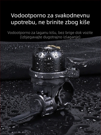 Zvono za planinski bicikl od aluminijske legure, ESLNF model 08cl0075, prilagodljivo, ovlaštena privatna marka