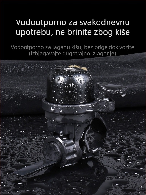 Zvono za planinski bicikl od aluminijske legure, ESLNF model 08cl0075, prilagodljivo, ovlaštena privatna marka