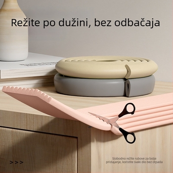 Dječja zaštitna traka protiv sudara i zaštitnik kutova, debeli i prošireni, dužina 2 m, 80 kom, marka Currency