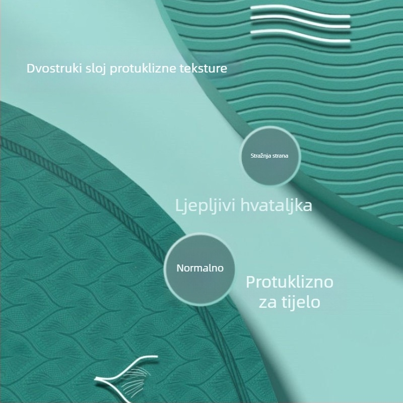 Dječja plesna podloga - TPE, protuklizna, bez mirisa; 6 mm, 600 g; Podrijetlo Fujian; Uzorak: jednobojan; Joga prostirka