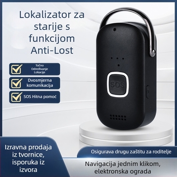 GPS lokator za starije osobe s dvosmjernim pozivom, praćenje u stvarnom vremenu, baterija 1200mAh, kompatibilan s Androidom i iOS-om, model H02