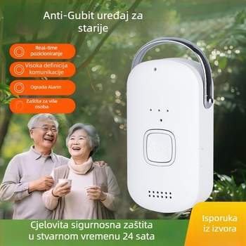 GPS lokator za starije osobe s dvosmjernim pozivom, praćenje u stvarnom vremenu, baterija 1200mAh, kompatibilan s Androidom i iOS-om, model H02