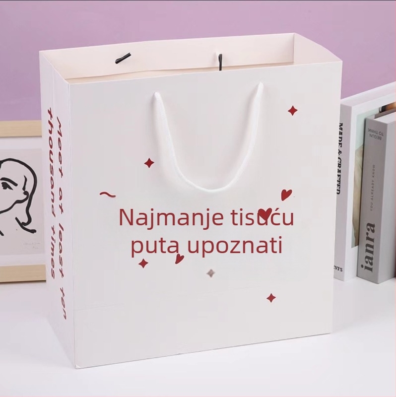 Torba za rođendanski poklon u karikaturalnom stilu, UV otisak, prilagodljiva, logotip uključen