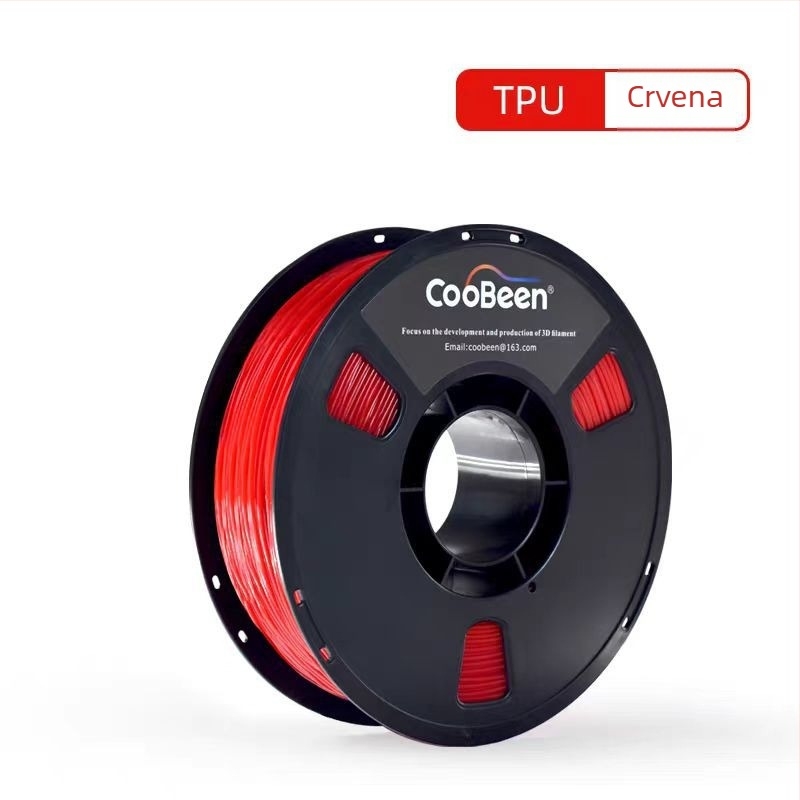 TPU 3D filament za ispis — fleksibilan i otporan, preciznost ±0,02 mm, duljina 350 m, za FDM 3D pisače