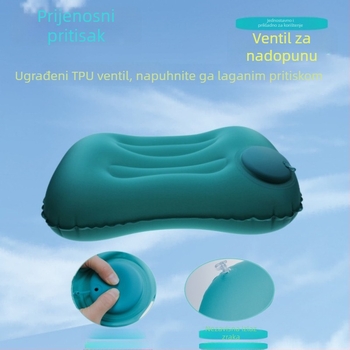 Naduvavanje jastučić - PVC, debljina 0,1 cm, model 08, sklopivi, moderan minimalistički dizajn, napuhavanje pritiskom