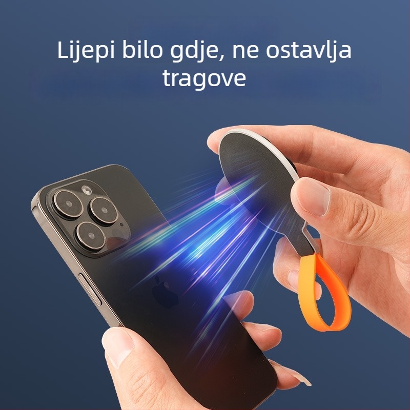 MagSafe magnetski držač za telefon sa silikonskom usisnom čašom za staklene i ogledalne površine (plastika)