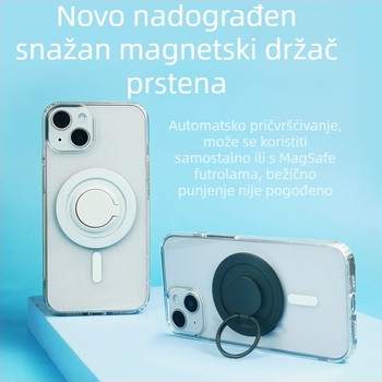 Stojalo za telefon na stol s MagSafe, aluminijska legura, 360° rotacija, protiv vibracija