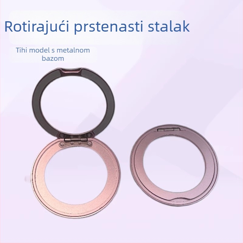 Univerzalni držač za telefon od aluminijske legure, bežično punjenje, montaža ljepilom i mogućnost prilagodbe