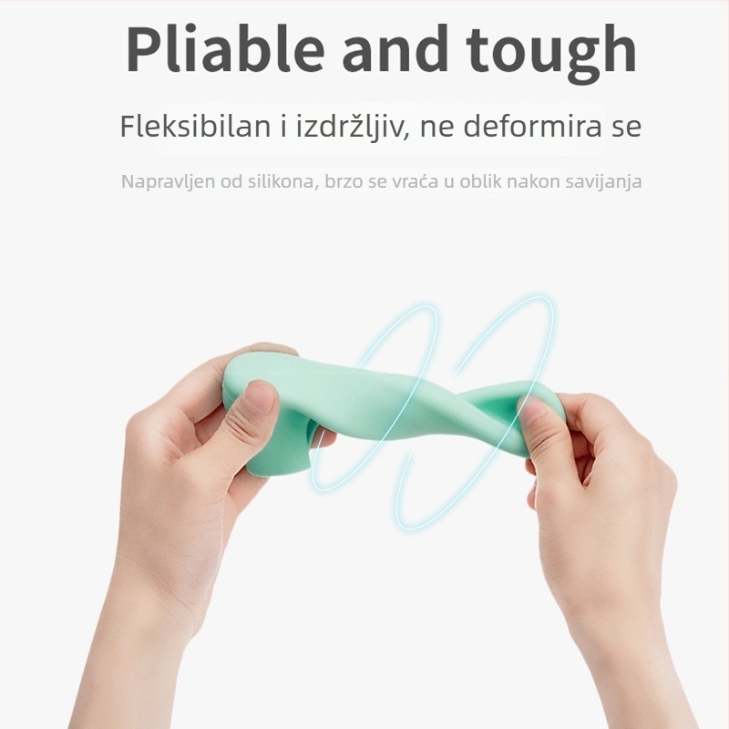 Silicijski zaštitni poklopac ručke vrata s zaštitom od krađe, antistatički i protiv sudara - Beishuqin, pravokutni oblik, pakiranje 3000 komada, podrijetlo Kina