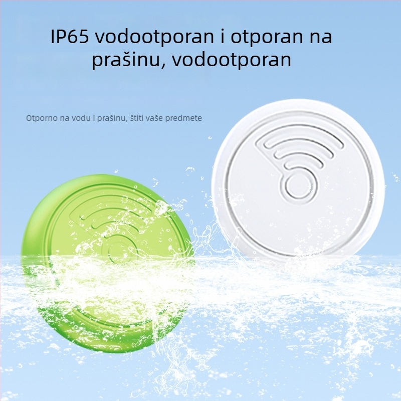 NLT-10 iOS anti-izgubljivi lokator — lokalizator za djecu, starije i kućne ljubimce uz upozorenje na gubitak; nošenje: narukvica ili gumena kopča