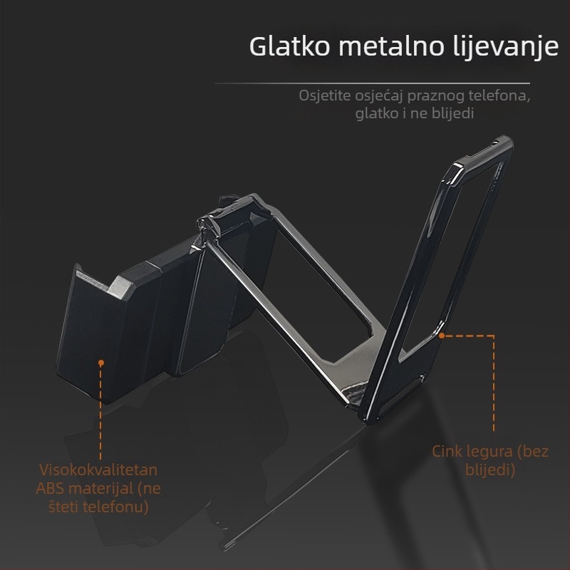 Miaokang bear Lazy Bracket držač za telefon – legura, dvostruki prsten, sklopivi stolni držač, univerzalno
