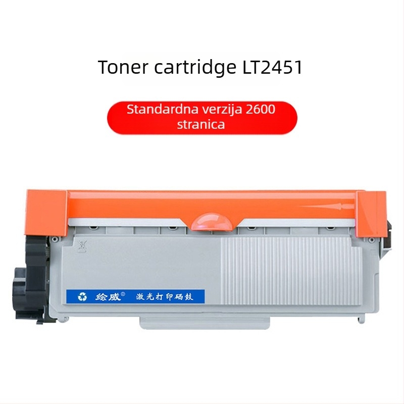 Tonera kaseta Lenovo M7400pro – kompatibilna s 7605, LJ2400, 7605d, 7615; LT2451; kapacitet 2600–5200 stranica