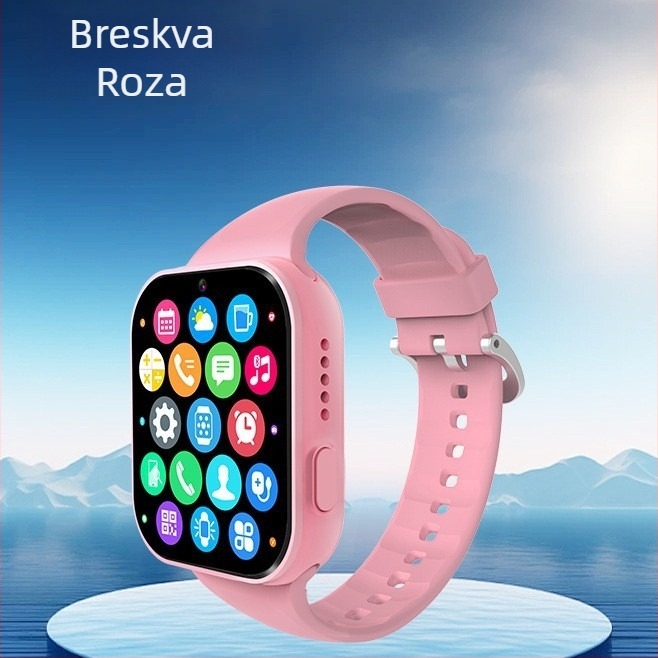 Prilagodljivi 5G dječji pametni sat – video pozivi, određivanje položaja, SOS (5G potpuna mrežna podrška, 1.3MP kamera, baterija 400mAh)