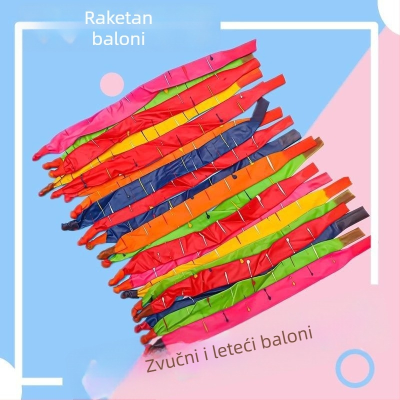 Balon-igrački sa spiralom i magičnim trakama (Materijal: aluminijska folija; Tip balona: igrački balon; Oblik: magični trak; Logo: nije dopušteno tiskanje; IP dopuštenje: Ne)