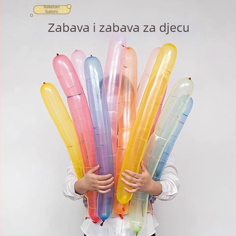 Balon-igrački sa spiralom i magičnim trakama (Materijal: aluminijska folija; Tip balona: igrački balon; Oblik: magični trak; Logo: nije dopušteno tiskanje; IP dopuštenje: Ne)
