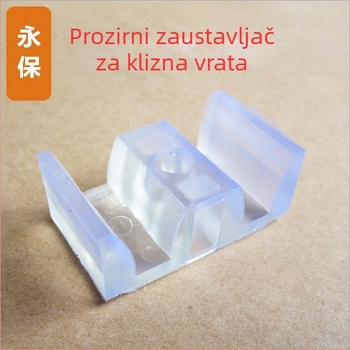 OSB inteligentni set dodatne opreme za tuš kabinu za staklena klizna vrata – tijelo od aluminijskog legura, pravokutnog oblika, model 1, uključuje blok protiv sudara s kožnom podlogom, klizna vrata, pozicionirajuća perla i zaustavljač