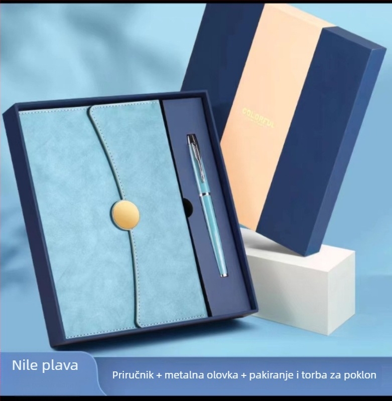 Bilježnica Morning long sa spiralnim povezom, korica od umjetne kože, papir 80 g, 200 stranica, mogućnost tiska logotipa