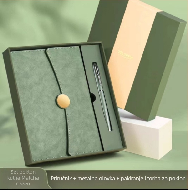 Bilježnica Morning long sa spiralnim povezom, korica od umjetne kože, papir 80 g, 200 stranica, mogućnost tiska logotipa