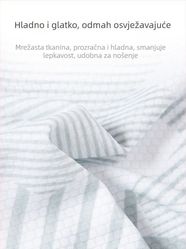 Unisex brzo sušeći majica od poliestera, odvlači vlagu, prozračna mreža